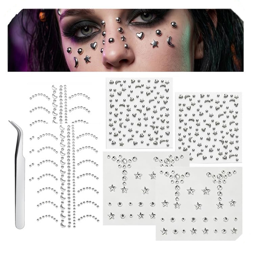 Body Jewelry Labret - Sahte Piercing Topları Burun Çivisi Sahte