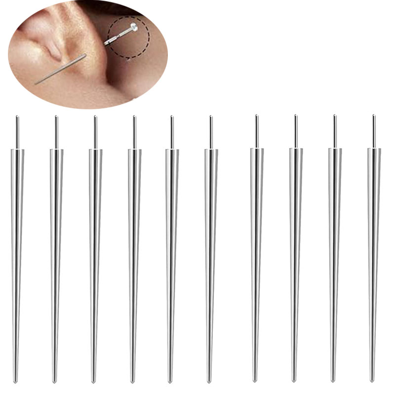 Body Jewelry Types - 10 adet ASTM F136 Titanyum Delici