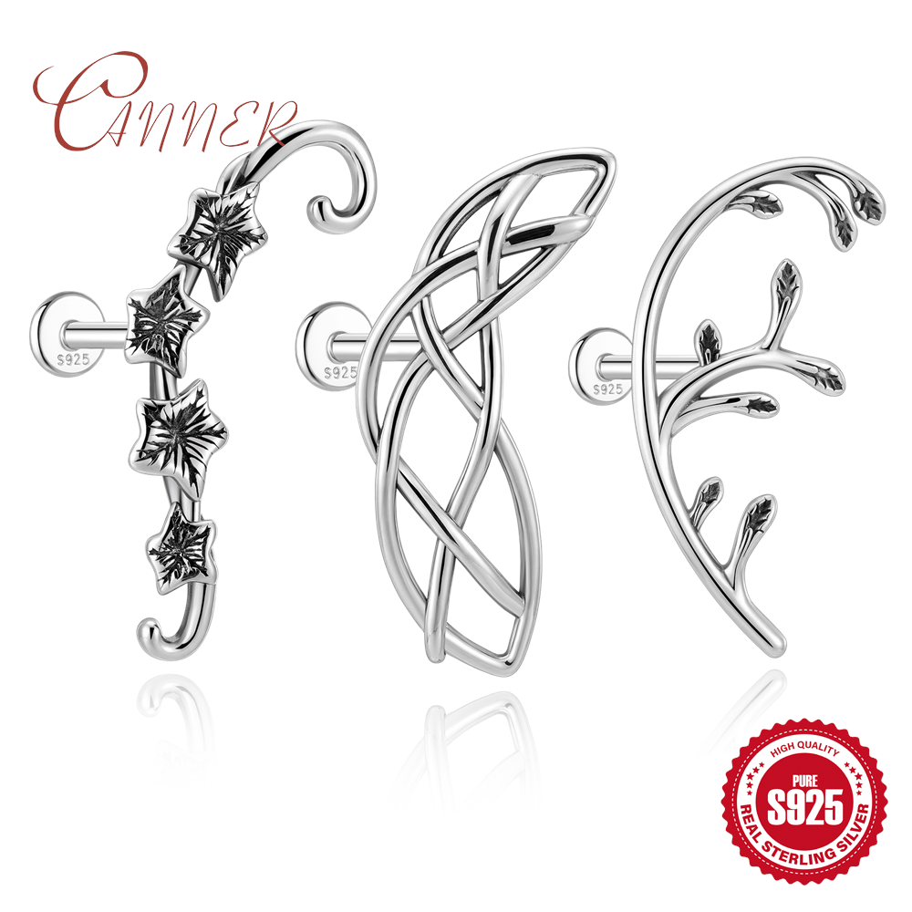 Body Jewelry Flat Back - CANNER 925 ayar gümüş gotik tarzı