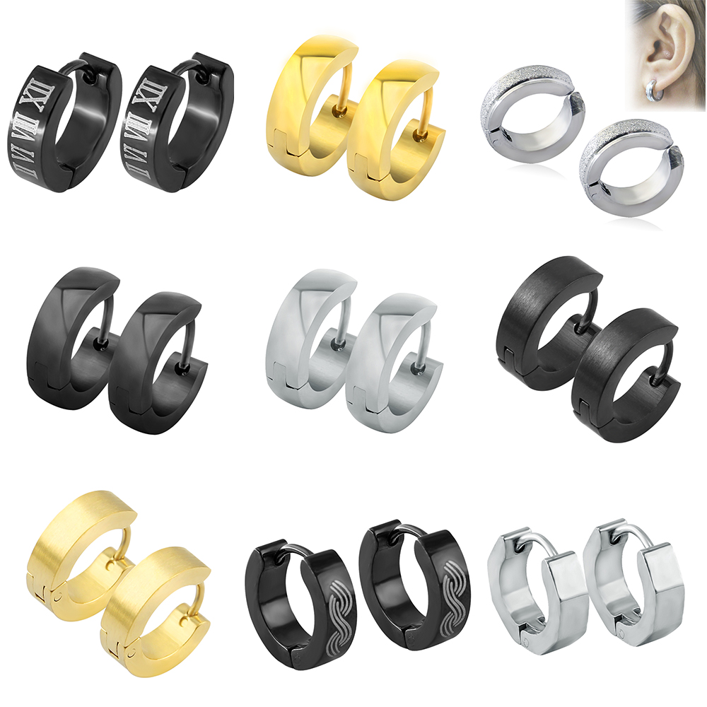 Zs Body Jewelry - ZS Kpop Hoop küpe kadınlar için