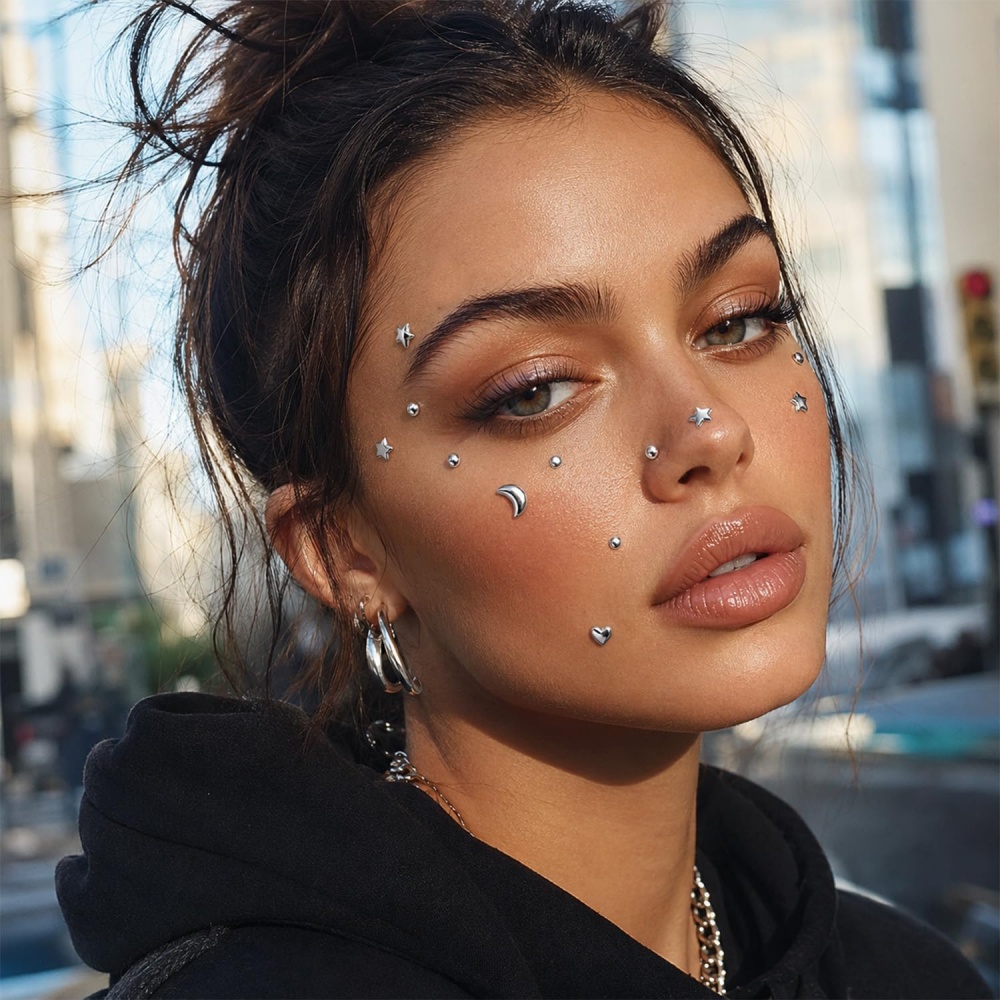 Sahte Piercing Topları Burun Ç - Body Jewelry Labret incelemesi ve fiyatı