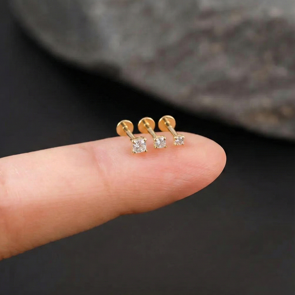 Aide 925 ayar gümüş mozanit La - Body Jewelry Labret incelemesi ve fiyatı