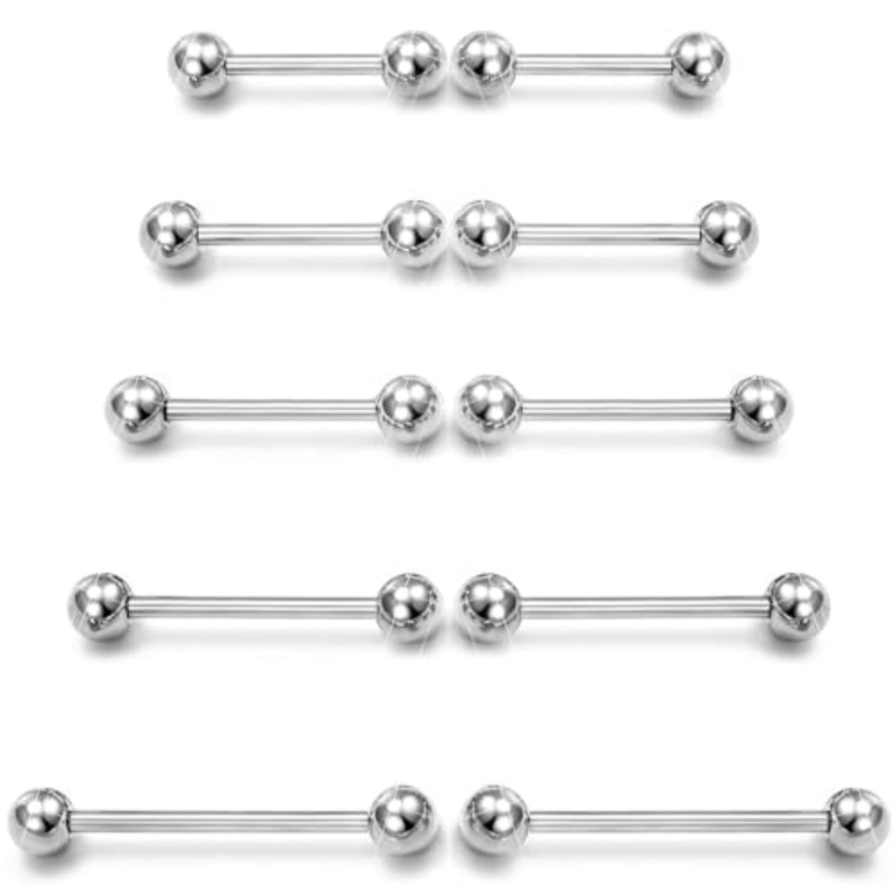 14G Cerrahi Çelik Düz Halter - - Tongue Barbell Straight incelemesi ve fiyatı