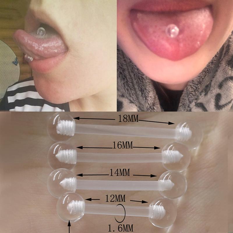 16 adet/takım 14G Paslanmaz Çe - Tongue Barbell Straight incelemesi ve fiyatı