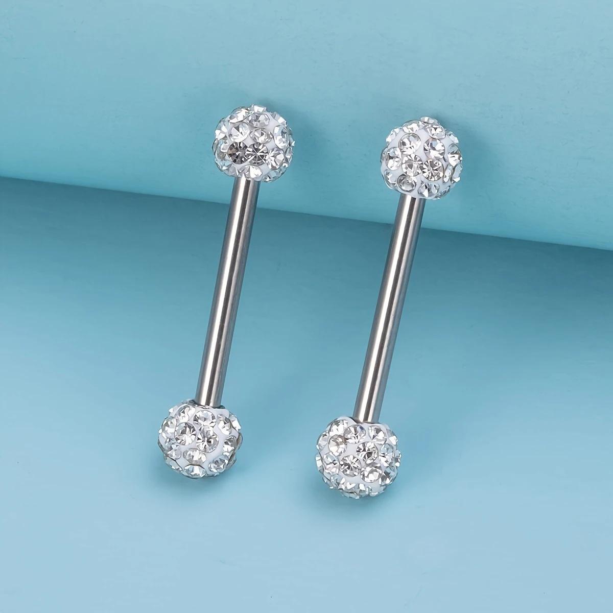 16 adet/takım 14G Paslanmaz Çe - Tongue Barbell Straight incelemesi ve fiyatı