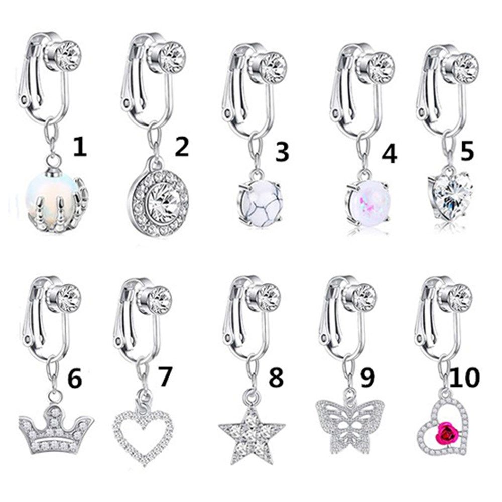 Aksesuarları klipsli küpe kıkı - Body Jewelry Earrings incelemesi ve fiyatı