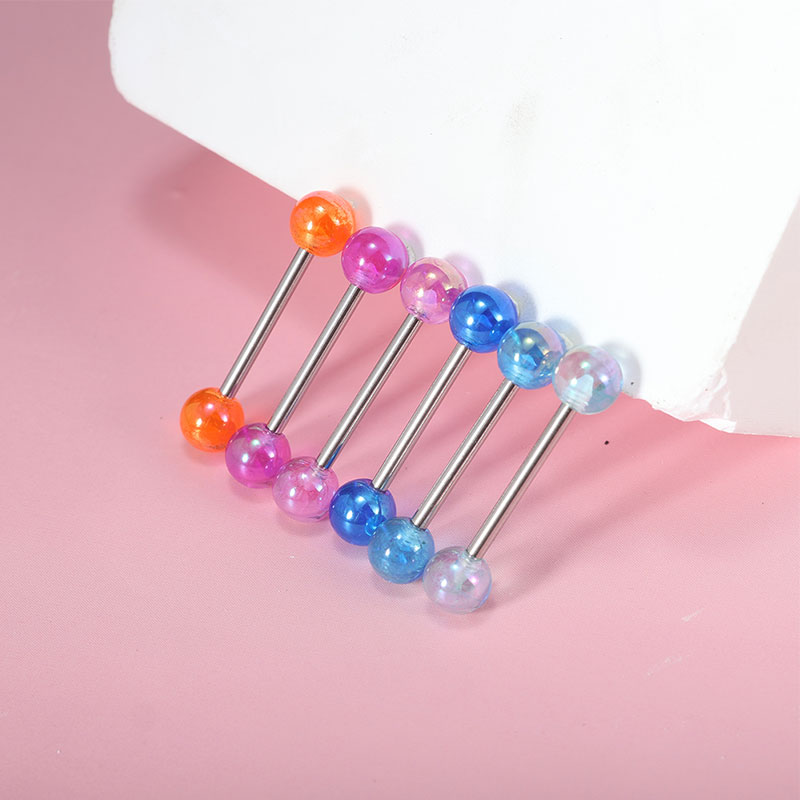 50 adet/grup Paslanmaz Çelik D - Tongue Barbell Straight incelemesi ve fiyatı