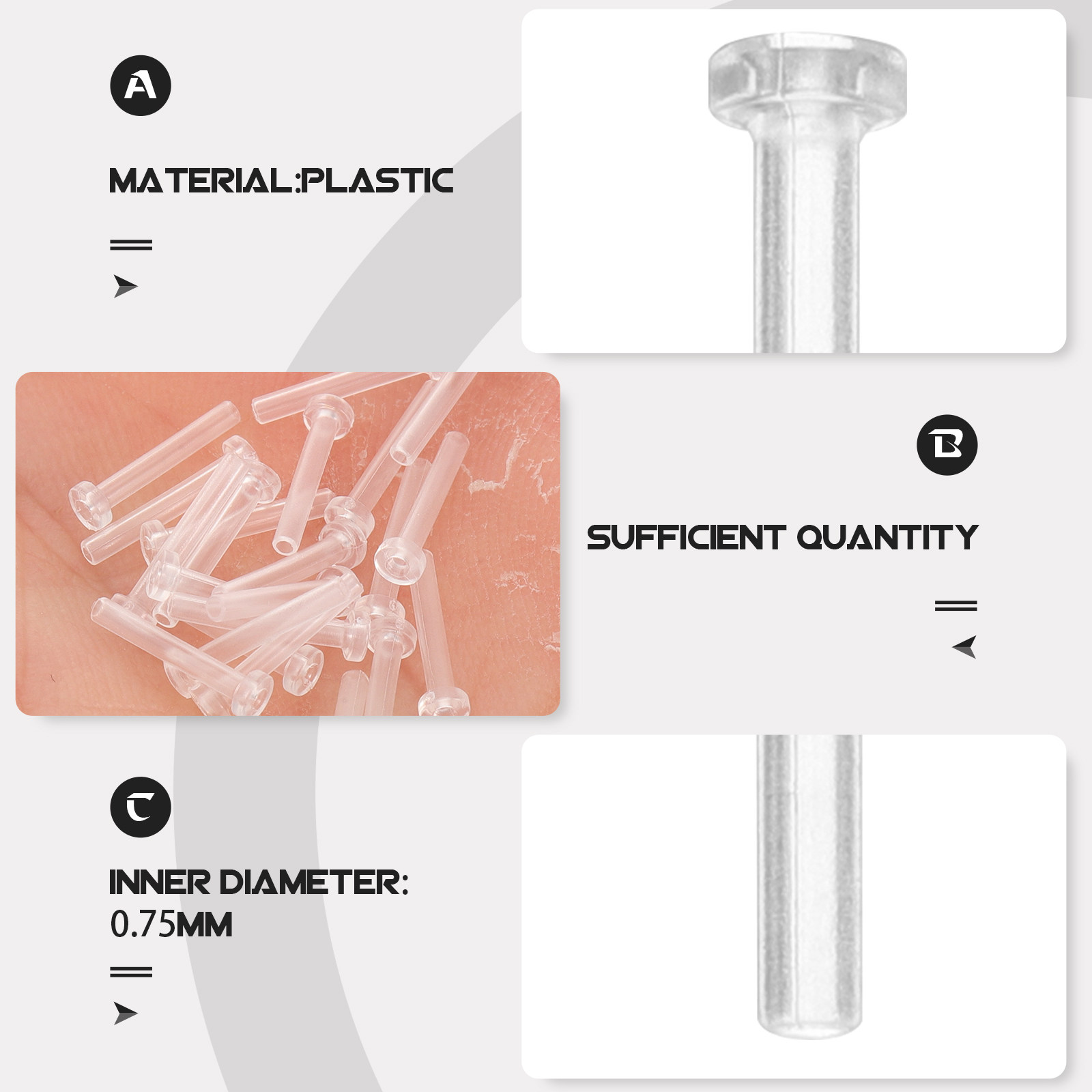 50 Adet Şeffaf Küpe Arkası Ant - Body Jewelry For Sensitive Skin incelemesi ve fiyatı