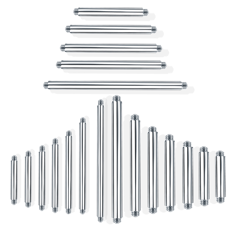10 adet 4-42mm 316L cerrahi çe - Tongue Barbell Straight incelemesi ve fiyatı