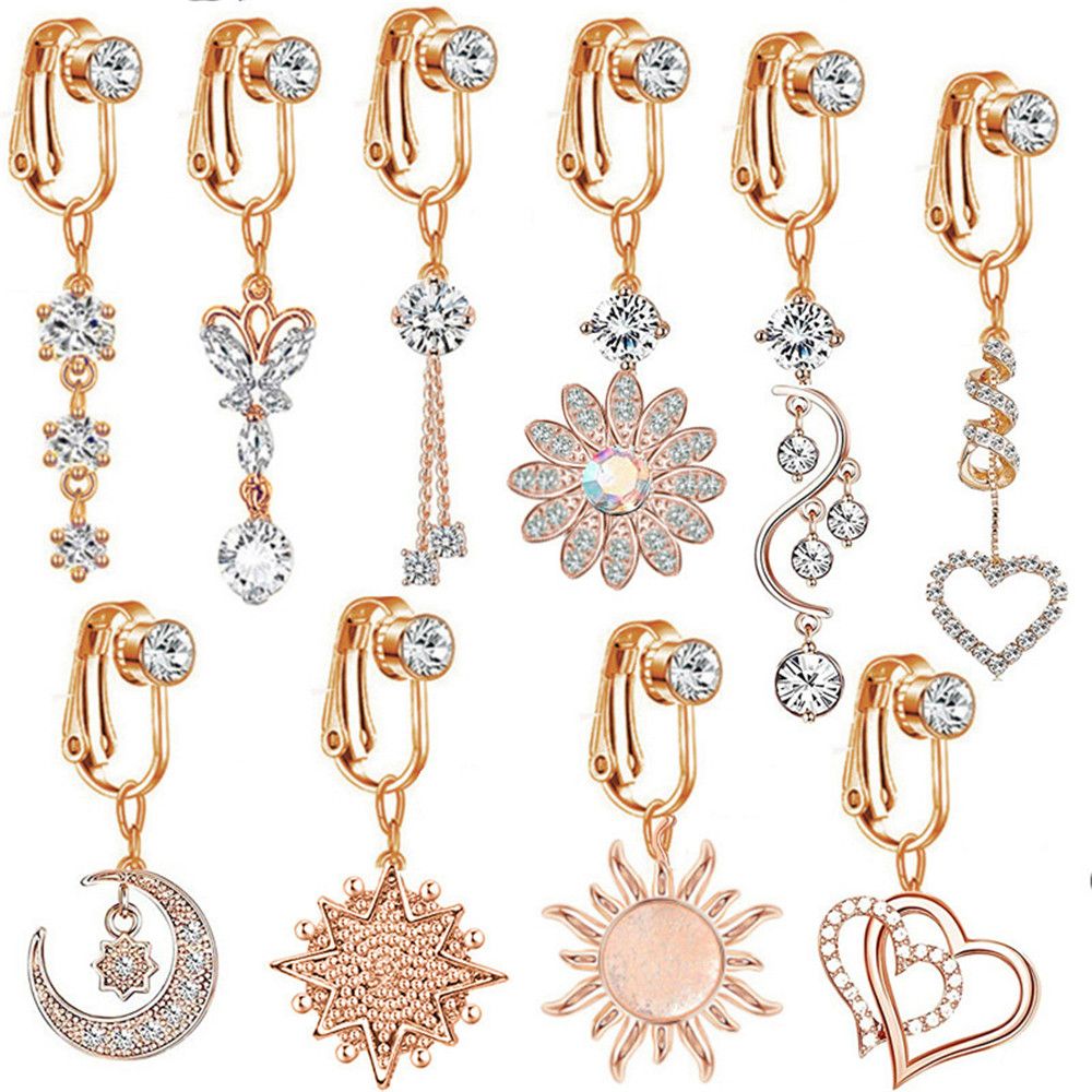 Klipsli Göbek Kıkırdağı Klipsi - Body Jewelry Earrings incelemesi ve fiyatı