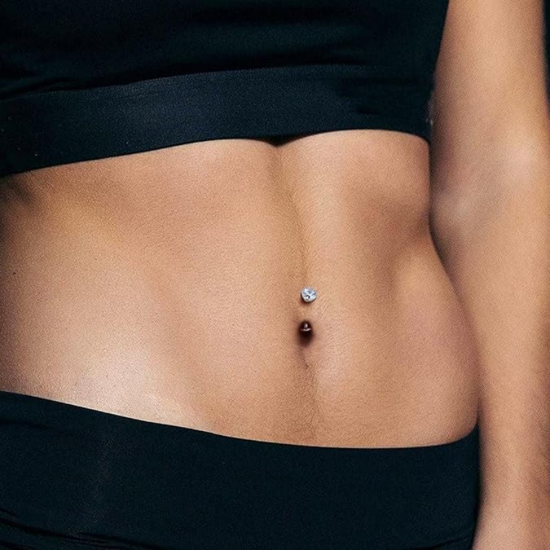 14G G23 Titanyum Kavisli Göbek - Body Jewelry Types incelemesi ve fiyatı