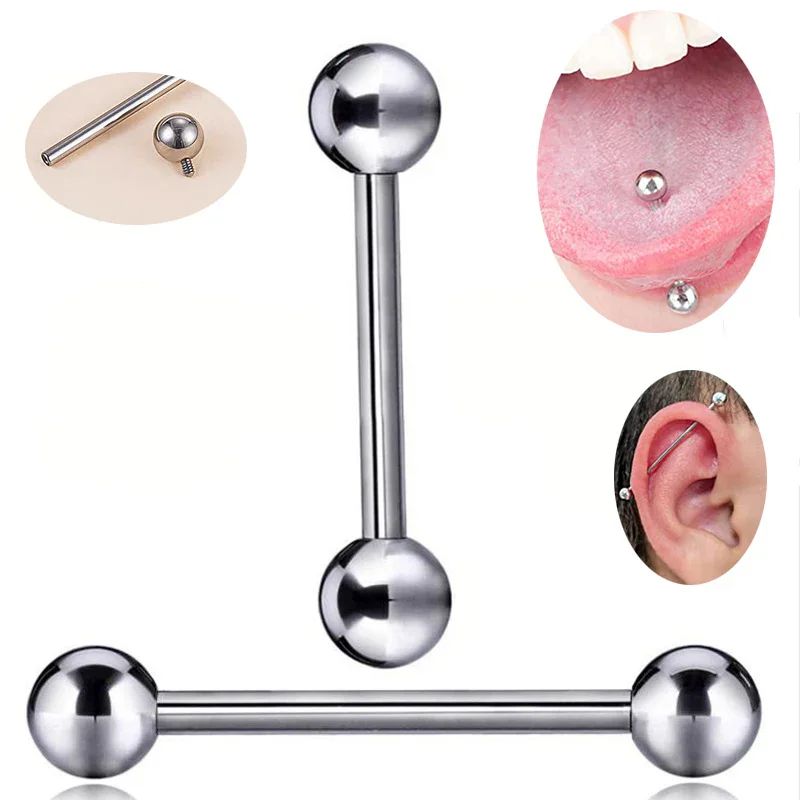 ASTM F136 Titanyum Endüstriyel - Tongue Barbell Straight incelemesi ve fiyatı