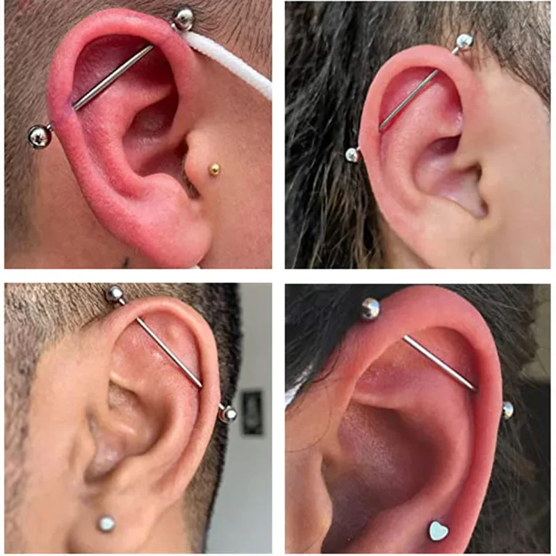 ASTM F136 Titanyum Endüstriyel - Tongue Barbell Straight incelemesi ve fiyatı