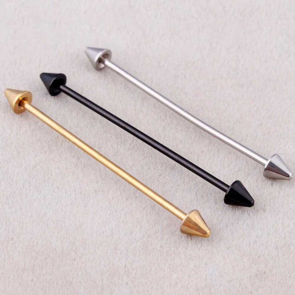1 adet paslanmaz çelik düz Hel - Tongue Barbell Straight incelemesi ve fiyatı