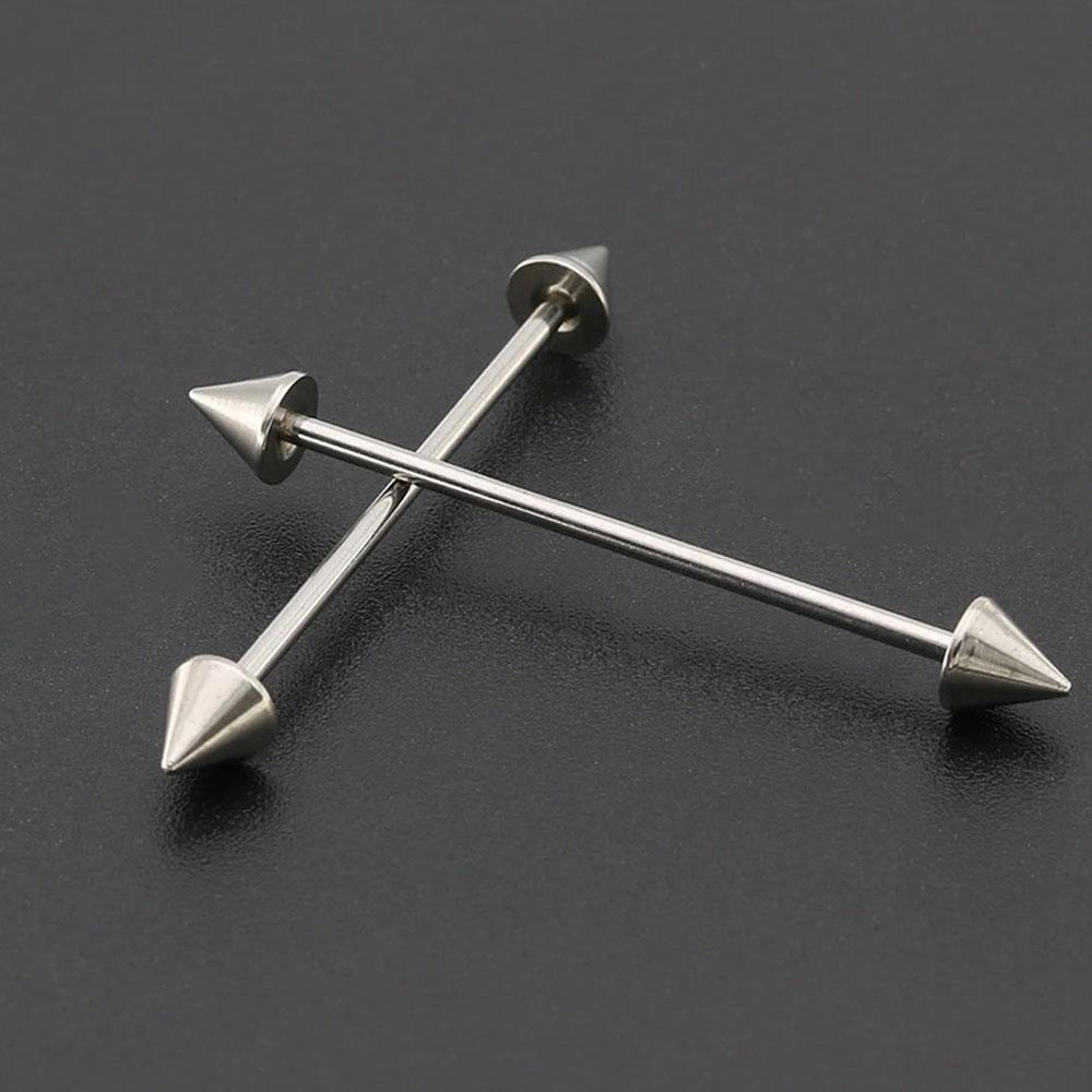1 adet paslanmaz çelik düz Hel - Tongue Barbell Straight incelemesi ve fiyatı