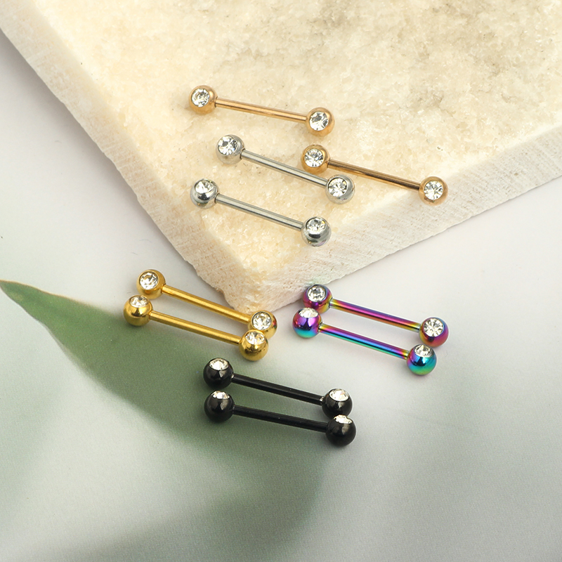 Toptan düz halter kristal dil  - Tongue Barbell Straight incelemesi ve fiyatı