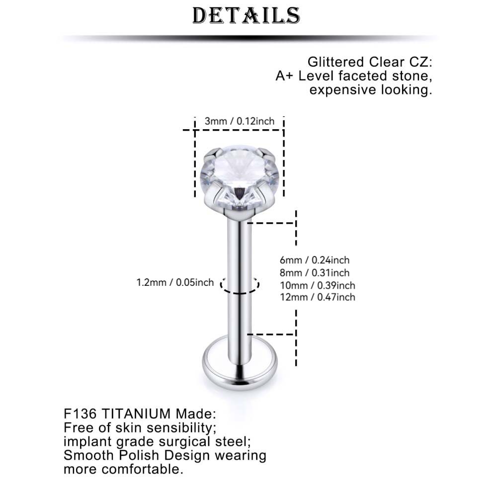 16G Paslanmaz Çelik Burun Halk - Body Jewelry For Sensitive Skin incelemesi ve fiyatı