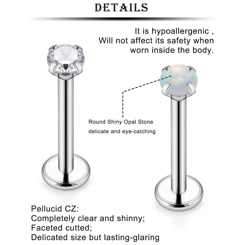 16G Paslanmaz Çelik Burun Halk - Body Jewelry For Sensitive Skin incelemesi ve fiyatı