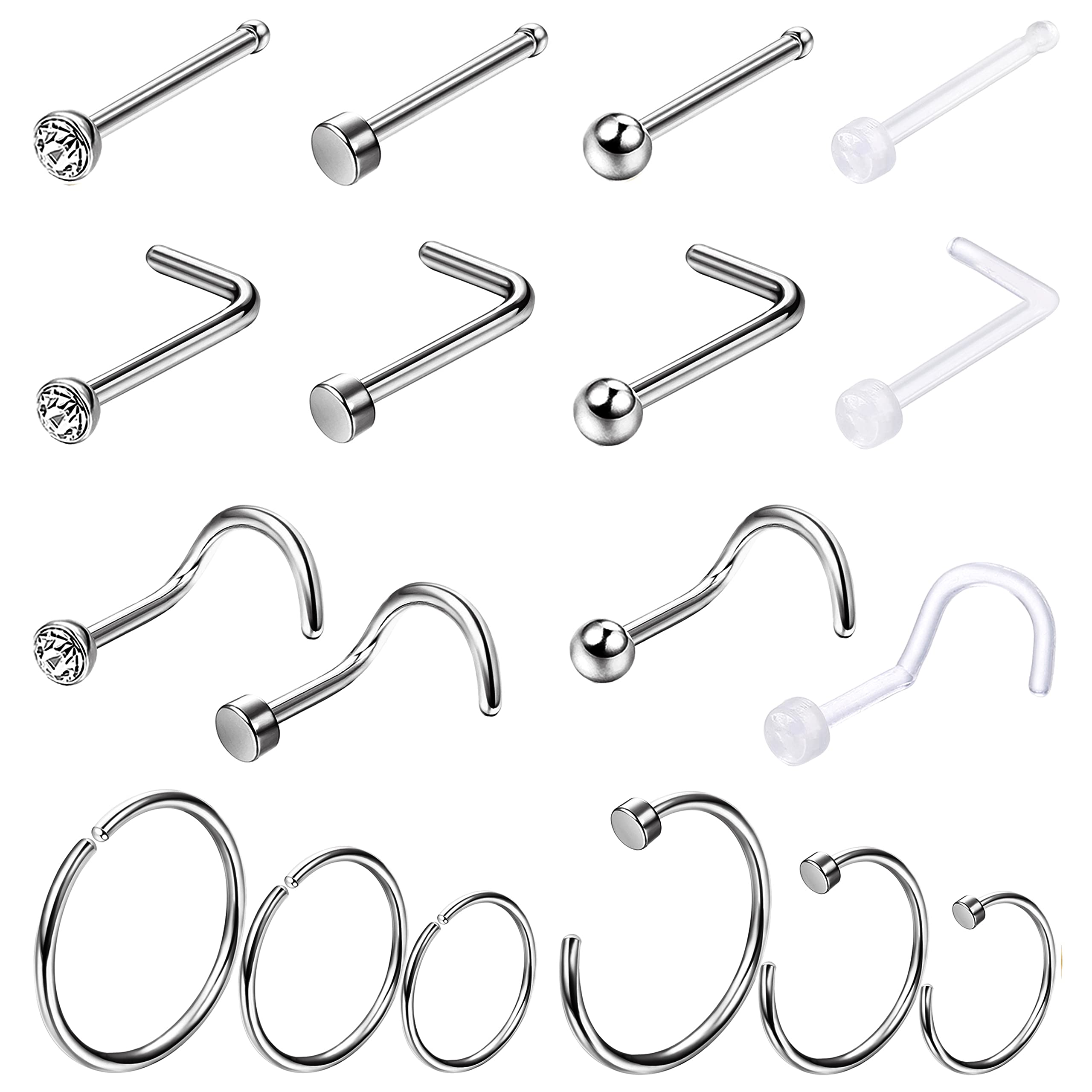 1 adet hipoalerjenik burun hal - Body Jewelry For Sensitive Skin incelemesi ve fiyatı