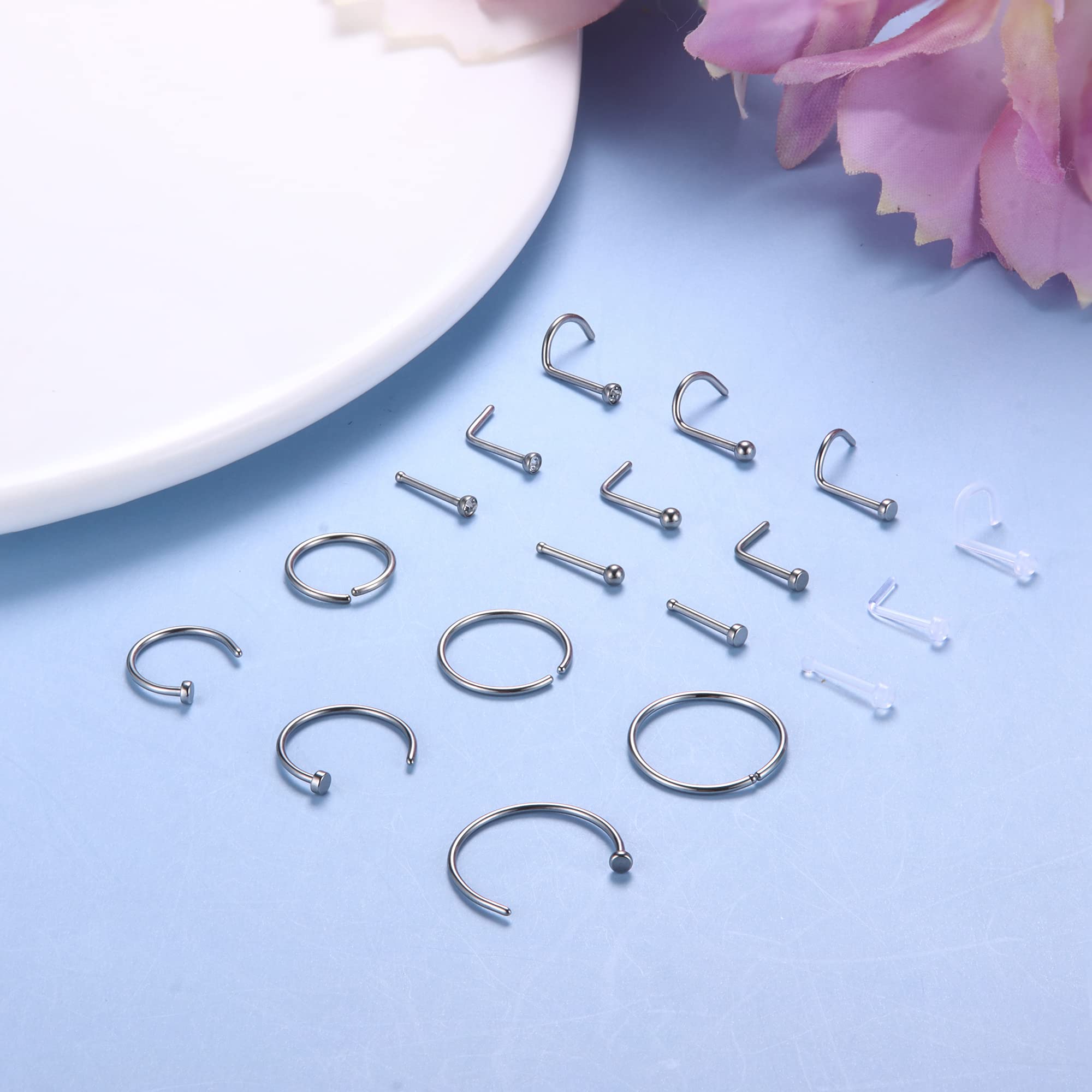 1 adet hipoalerjenik burun hal - Body Jewelry For Sensitive Skin incelemesi ve fiyatı