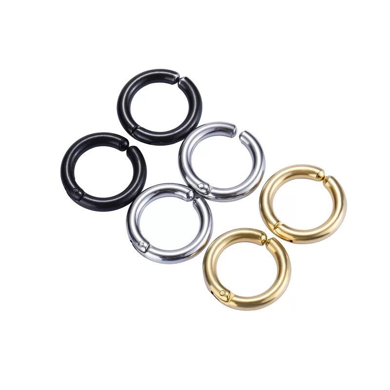 2/6 adet sahte geniş halkalı k - Body Jewelry Earrings incelemesi ve fiyatı