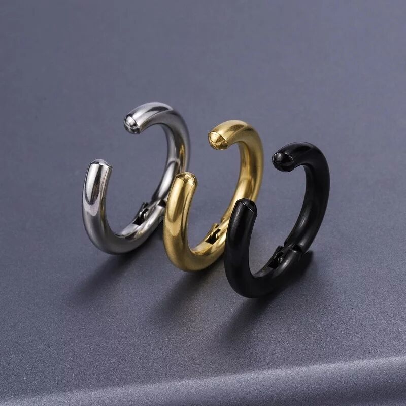 2/6 adet sahte geniş halkalı k - Body Jewelry Earrings incelemesi ve fiyatı