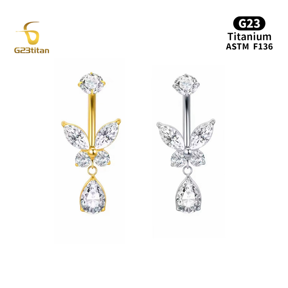 Titanyum Kelebek Göbek Piercin - Body Jewelry For Sensitive Skin incelemesi ve fiyatı