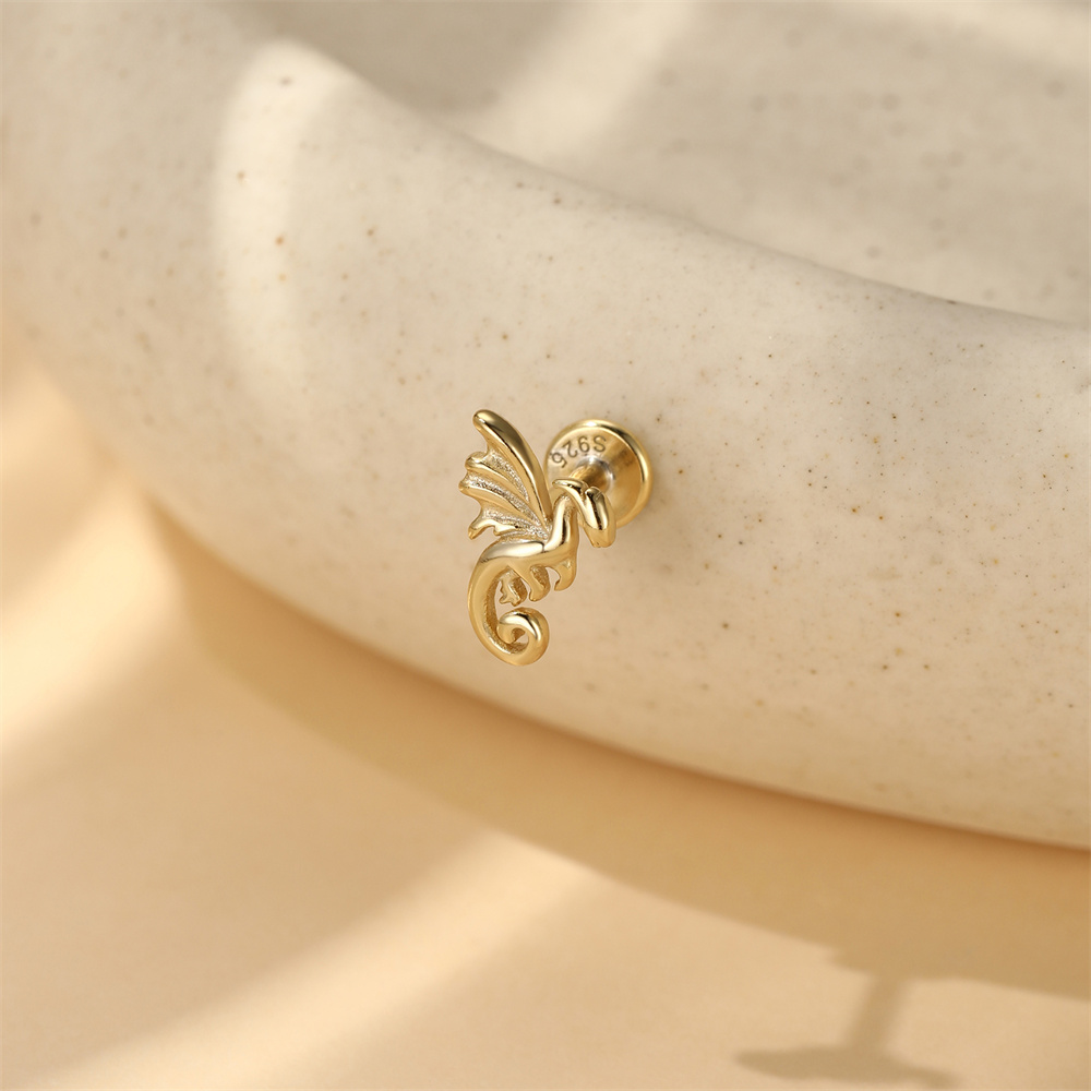 CANNER 925 Ayar Gümüş Uçan Ejd - Body Jewelry Flat Back incelemesi ve fiyatı