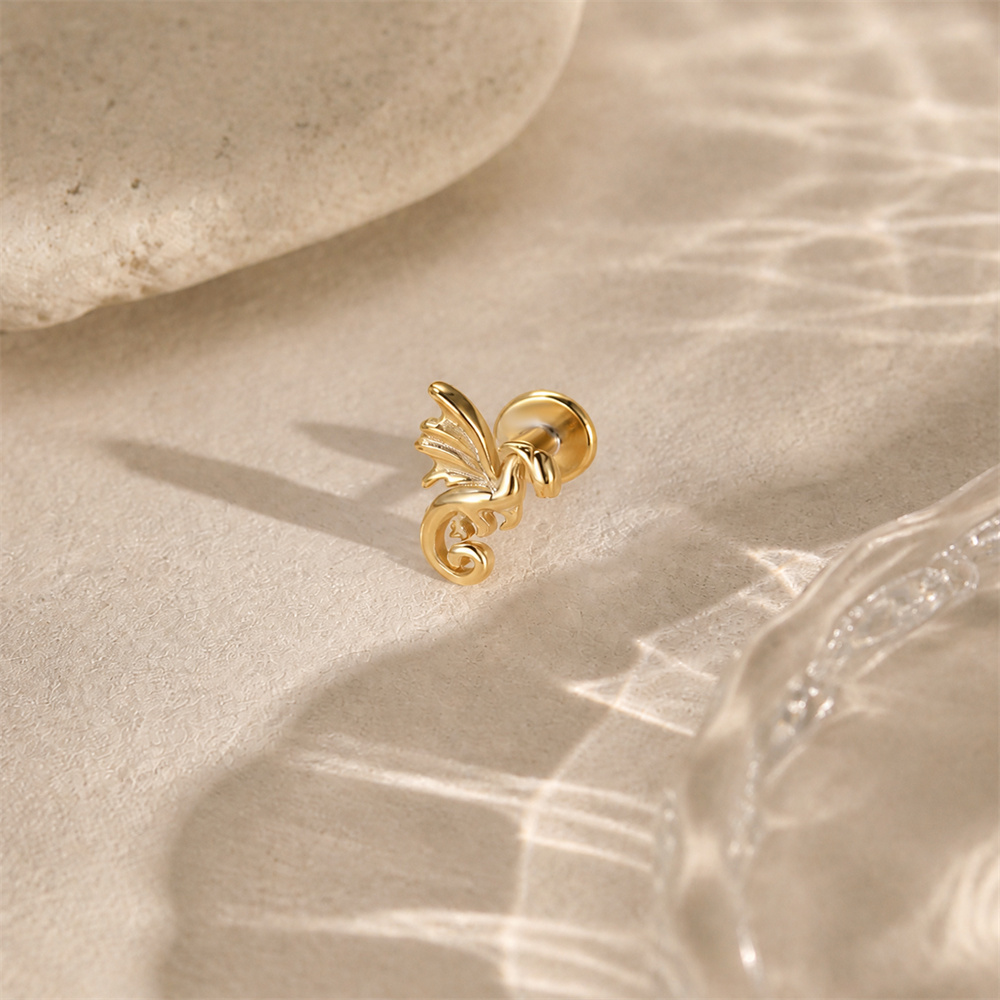 CANNER 925 Ayar Gümüş Uçan Ejd - Body Jewelry Flat Back incelemesi ve fiyatı