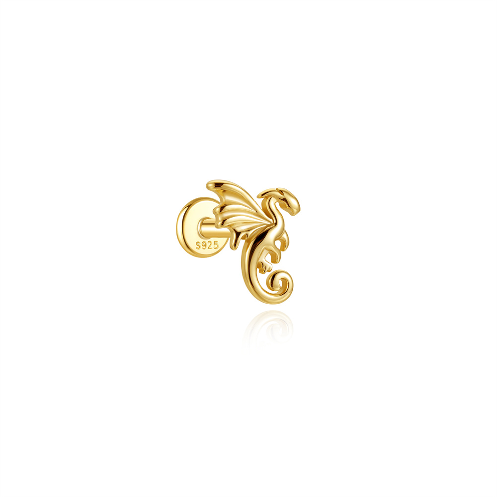 CANNER 925 Ayar Gümüş Uçan Ejd - Body Jewelry Flat Back incelemesi ve fiyatı