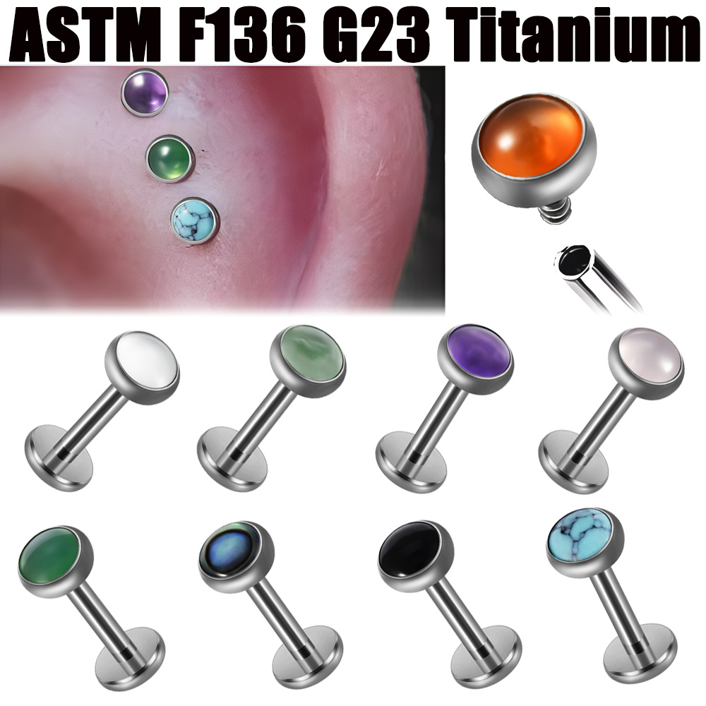 1 adet 16g G23 titanyum krista - Body Jewelry Labret incelemesi ve fiyatı