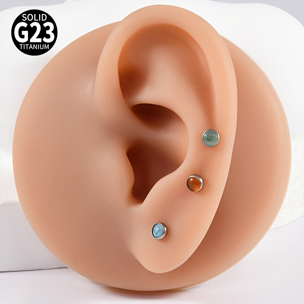 1 adet 16g G23 titanyum krista - Body Jewelry Labret incelemesi ve fiyatı