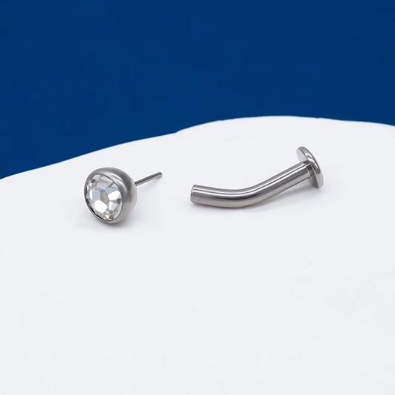 14G G23 Titanyum Kavisli Göbek - Body Jewelry Types incelemesi ve fiyatı