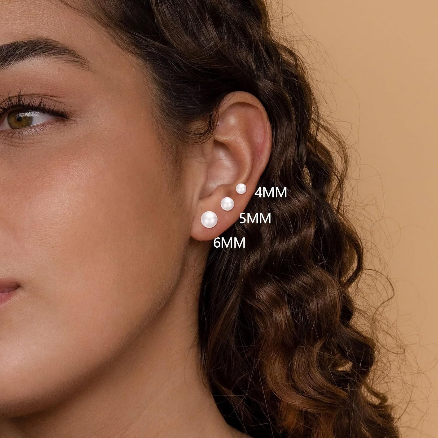 3 çift minik inci saplama küpe - Body Jewelry Flat Back incelemesi ve fiyatı