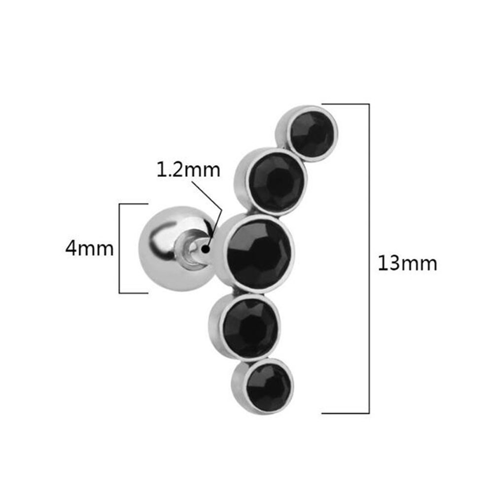 1 adet moda 16G paslanmaz çeli - Body Jewelry Earrings incelemesi ve fiyatı
