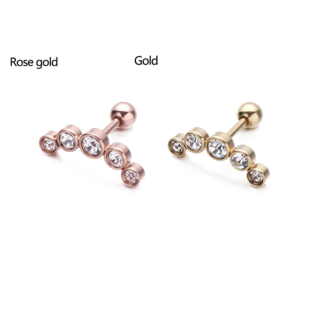 1 adet moda 16G paslanmaz çeli - Body Jewelry Earrings incelemesi ve fiyatı