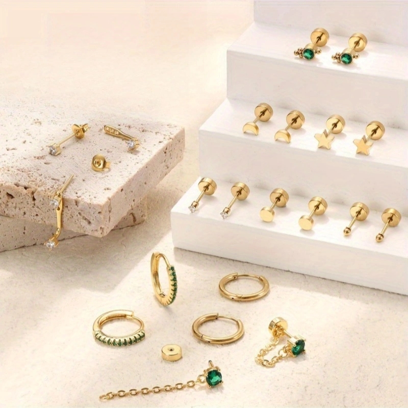 20 adet Paslanmaz Çelik Narin  - Body Jewelry Flat Back incelemesi ve fiyatı