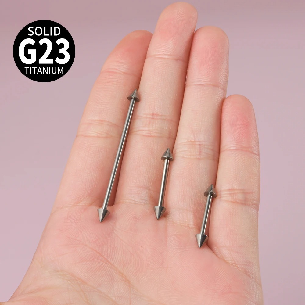 1 adet G23 titanyum koni endüs - Tongue Barbell Straight incelemesi ve fiyatı