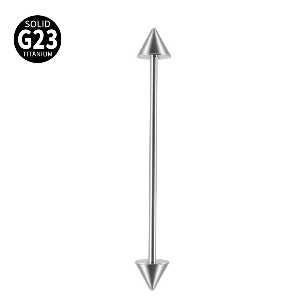 1 adet G23 titanyum koni endüs - Tongue Barbell Straight incelemesi ve fiyatı