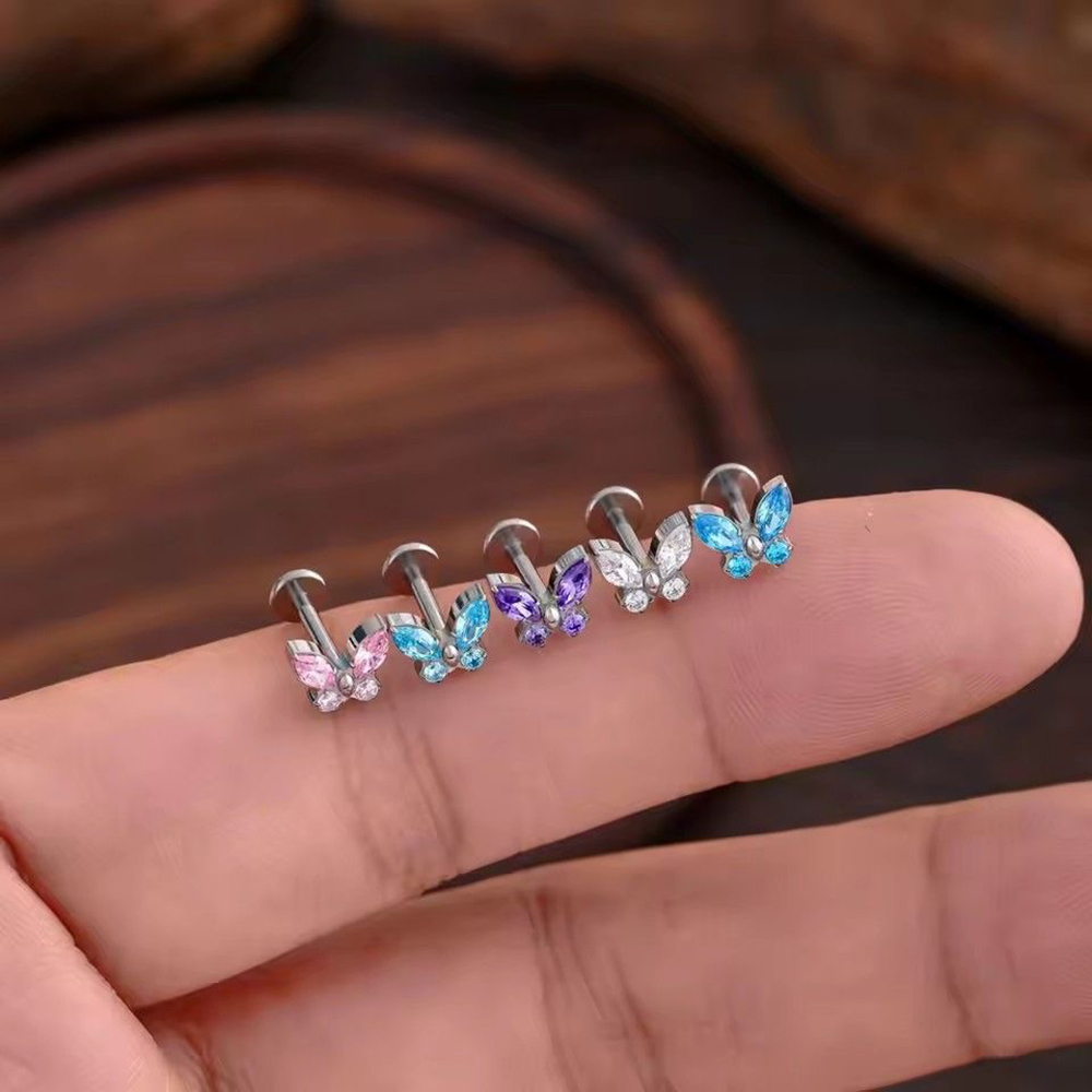 1 adet G23 titanyum kelebek La - Body Jewelry Labret incelemesi ve fiyatı