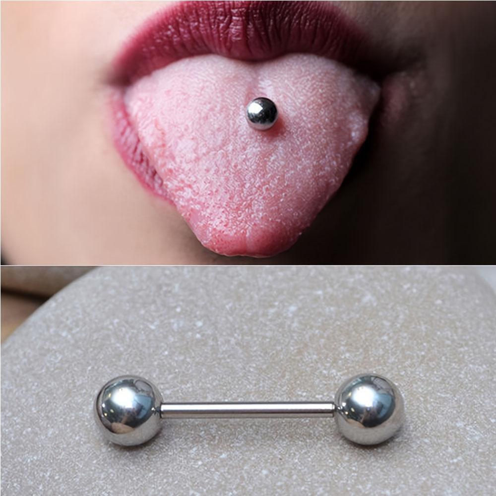1 adet paslanmaz çelik düz hal - Tongue Barbell Straight incelemesi ve fiyatı