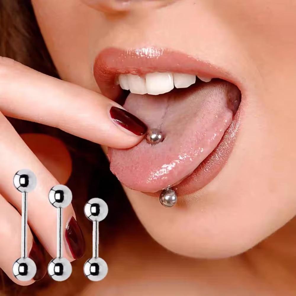1 adet paslanmaz çelik düz hal - Tongue Barbell Straight incelemesi ve fiyatı