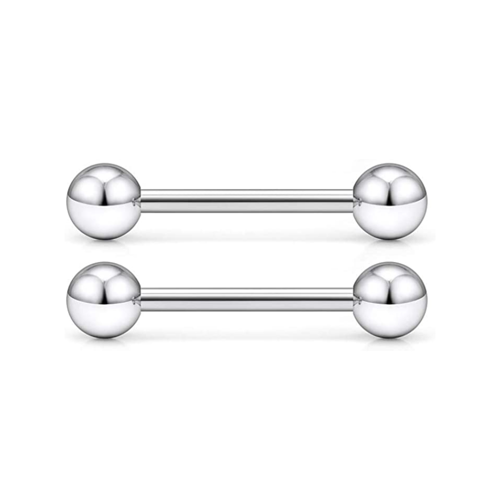 14G Dil Yüzükler Cerrahi Çelik - Tongue Barbell Straight incelemesi ve fiyatı