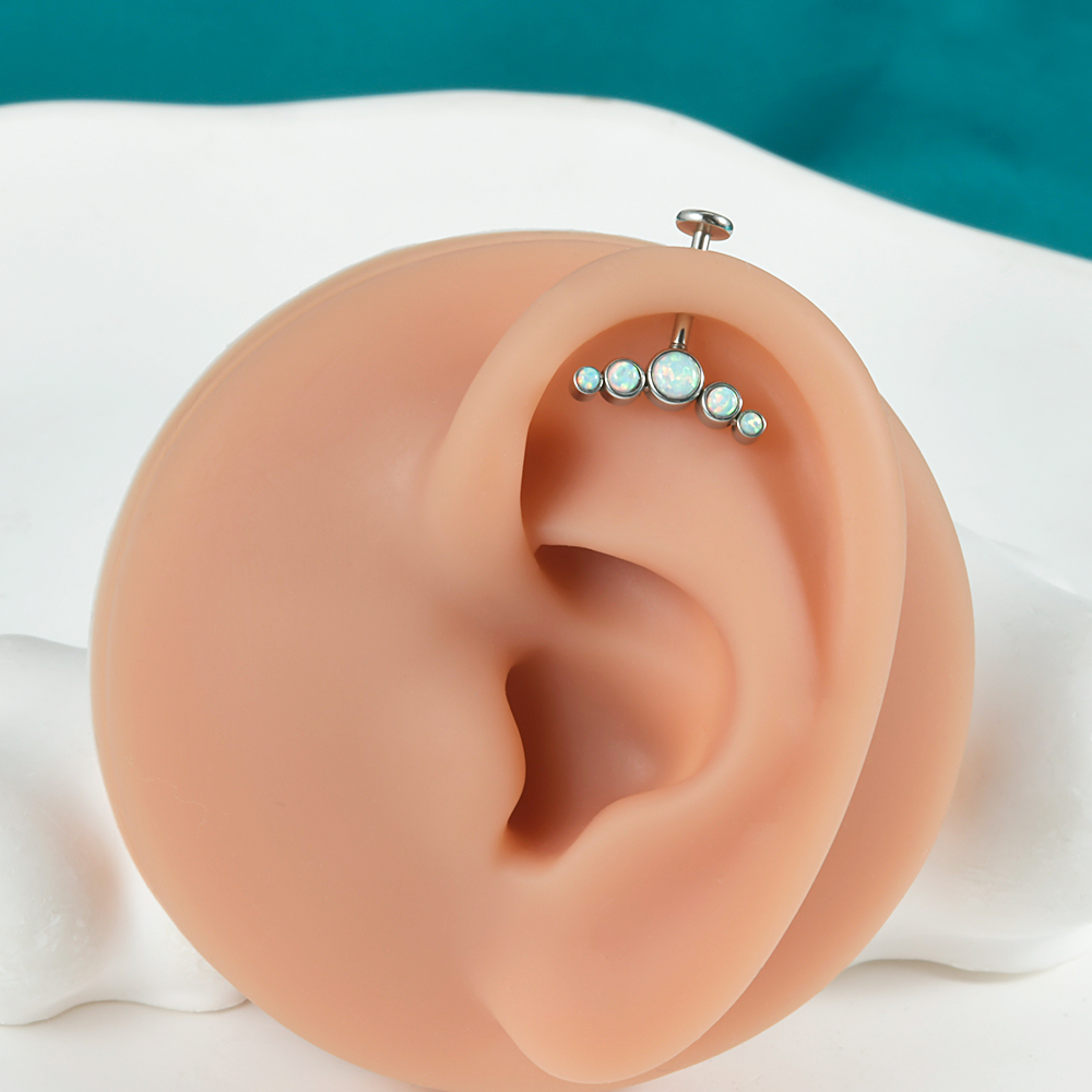 1 adet cerrahi çelik kübik zir - Body Jewelry Labret incelemesi ve fiyatı