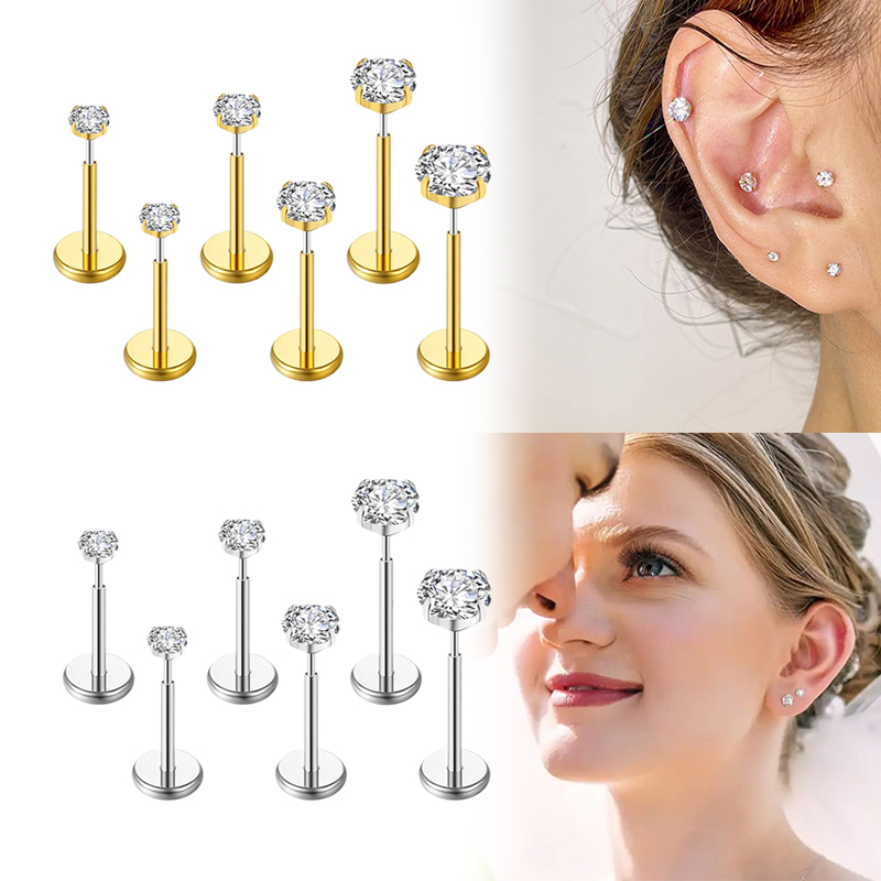 20G/18G/16G Cerrahi Paslanmaz  - Body Jewelry Earrings incelemesi ve fiyatı