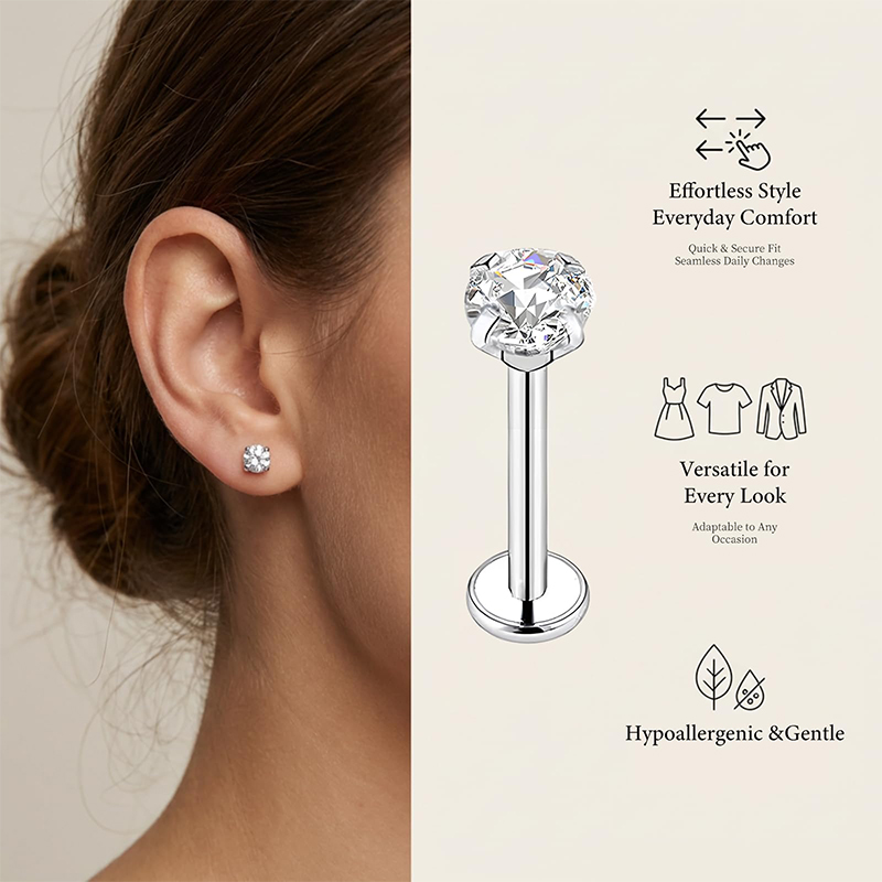 20G/18G/16G Cerrahi Paslanmaz  - Body Jewelry Earrings incelemesi ve fiyatı